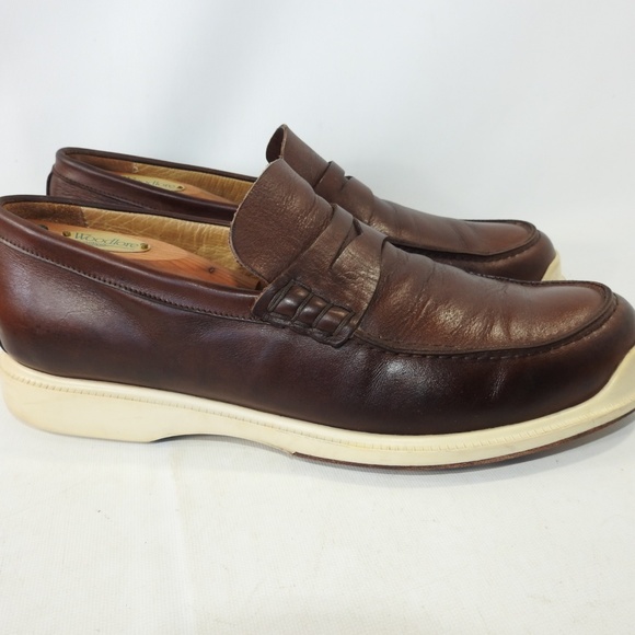 Giorgio Armani Size 10.5 Penny Loafers Mens B6A25 main image 5